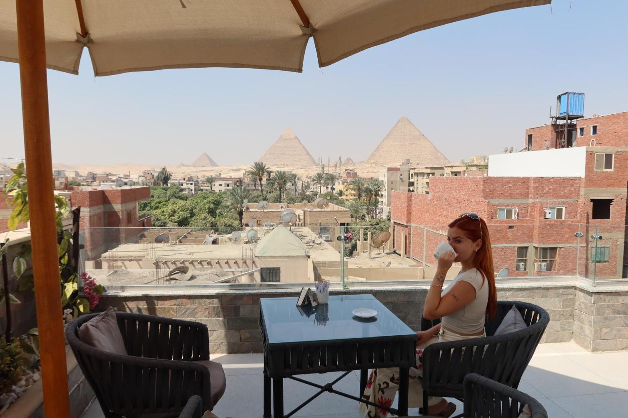 Tuya Pyramids Inn Kafrat al Jabal Exterior photo